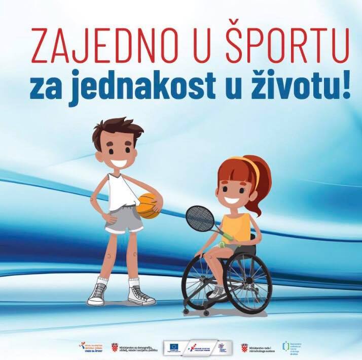 ZAJEDNO U SPORTU ZA JEDNAKOST U ŽIVOTU!